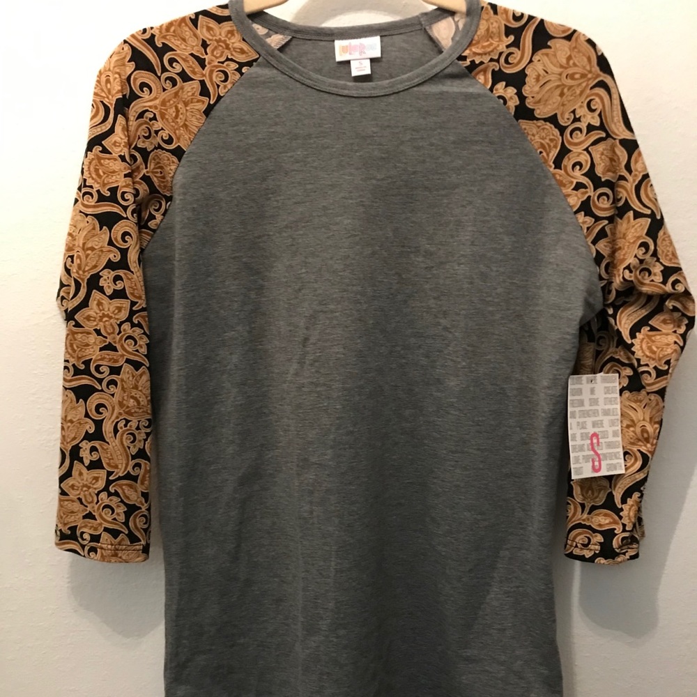 S LuLaRoe Randy baseball T